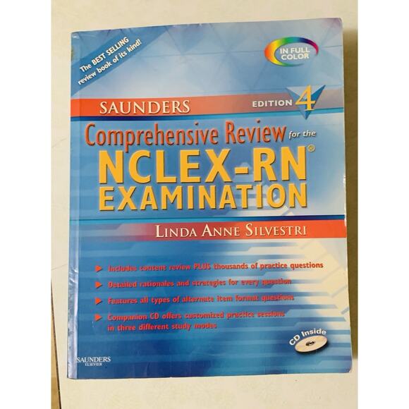 Saunders Comprehensive Review for the NCLEX-PN Examination 4th Edition - No Disc - Picture 1 of 4